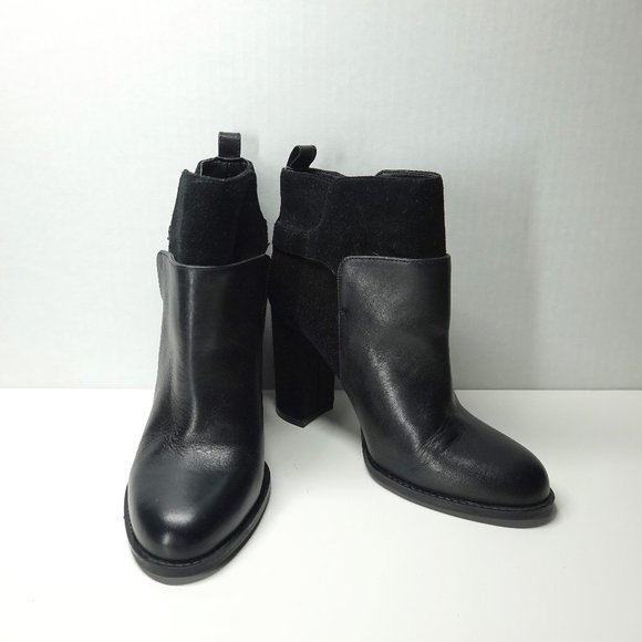 Nine West Shoes - Nine West Leather and Suede Booties Size 6.5